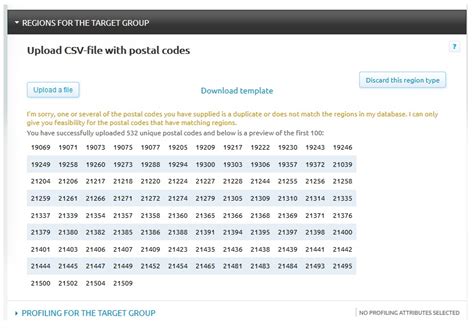 full postal code